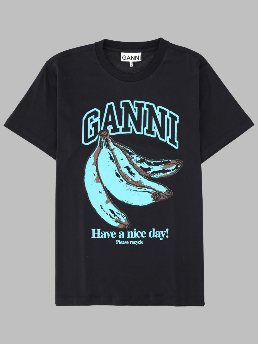 Ganni Women T-Shirt Con Stampa Banana GANNI