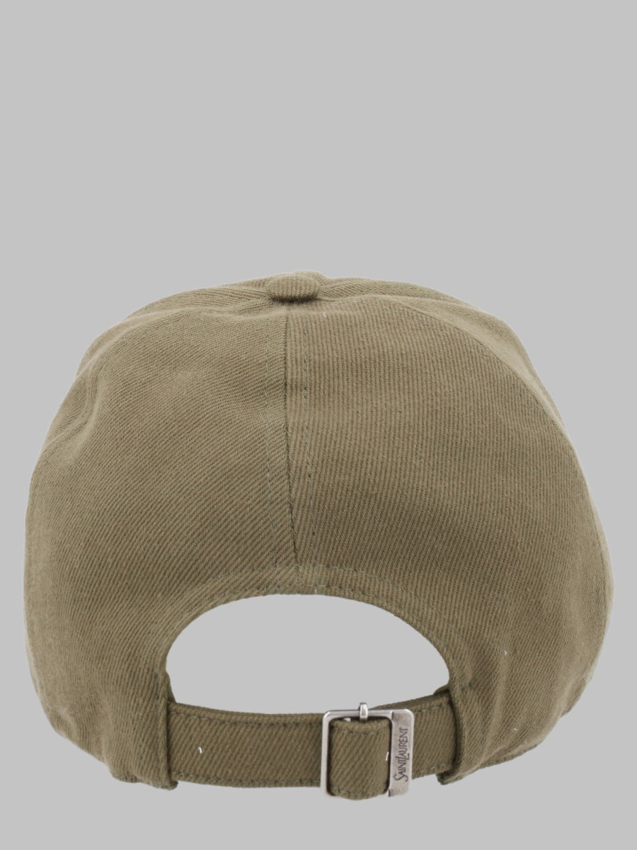 Saint Laurent Men Cappello Da Baseball Cassandre