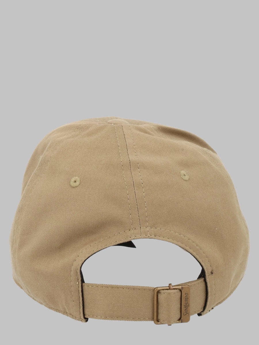Saint Laurent Women Cappello Da Baseball Con Patch Y SAINT LAURENT