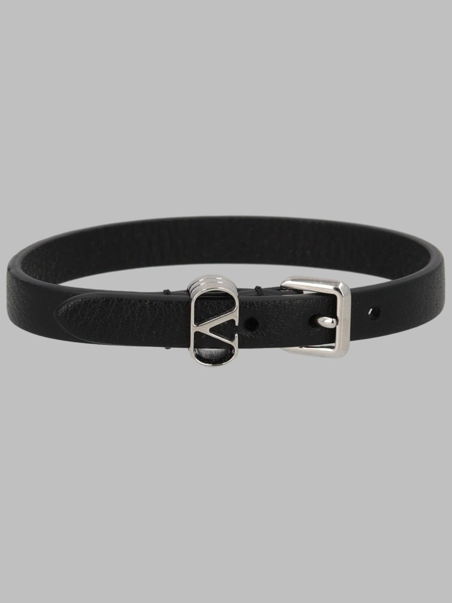 Valentino Garavani Men Bracciale "Ovalette" In Pelle VALENTINO GARAVANI