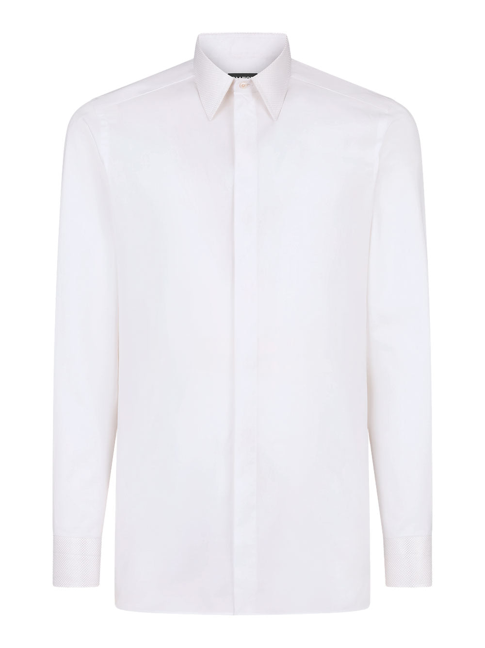 Tom Ford Men Cotton And Silk Classic Fit Shirt TOM FORD