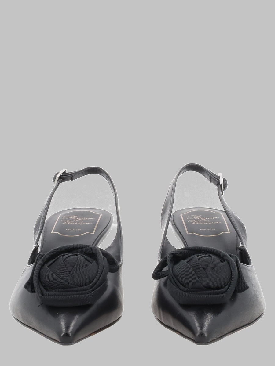 Roger Vivier Women Décolleté Slingback "Rose Vivier" In Pelle ROGER VIVIER