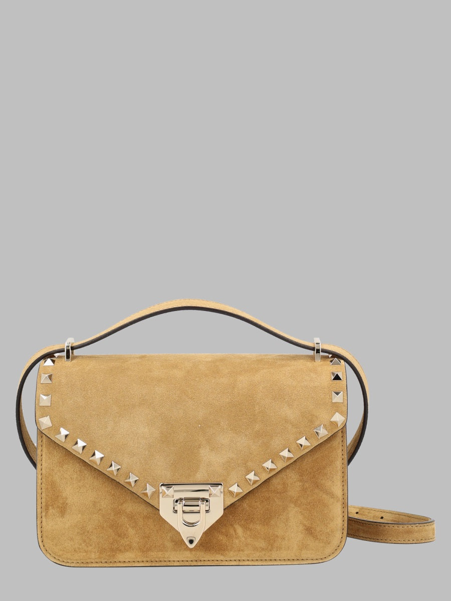 Valentino Garavani Women Borsa A Tracolla "Rockstud Small" In Suede VALENTINO GARAVANI