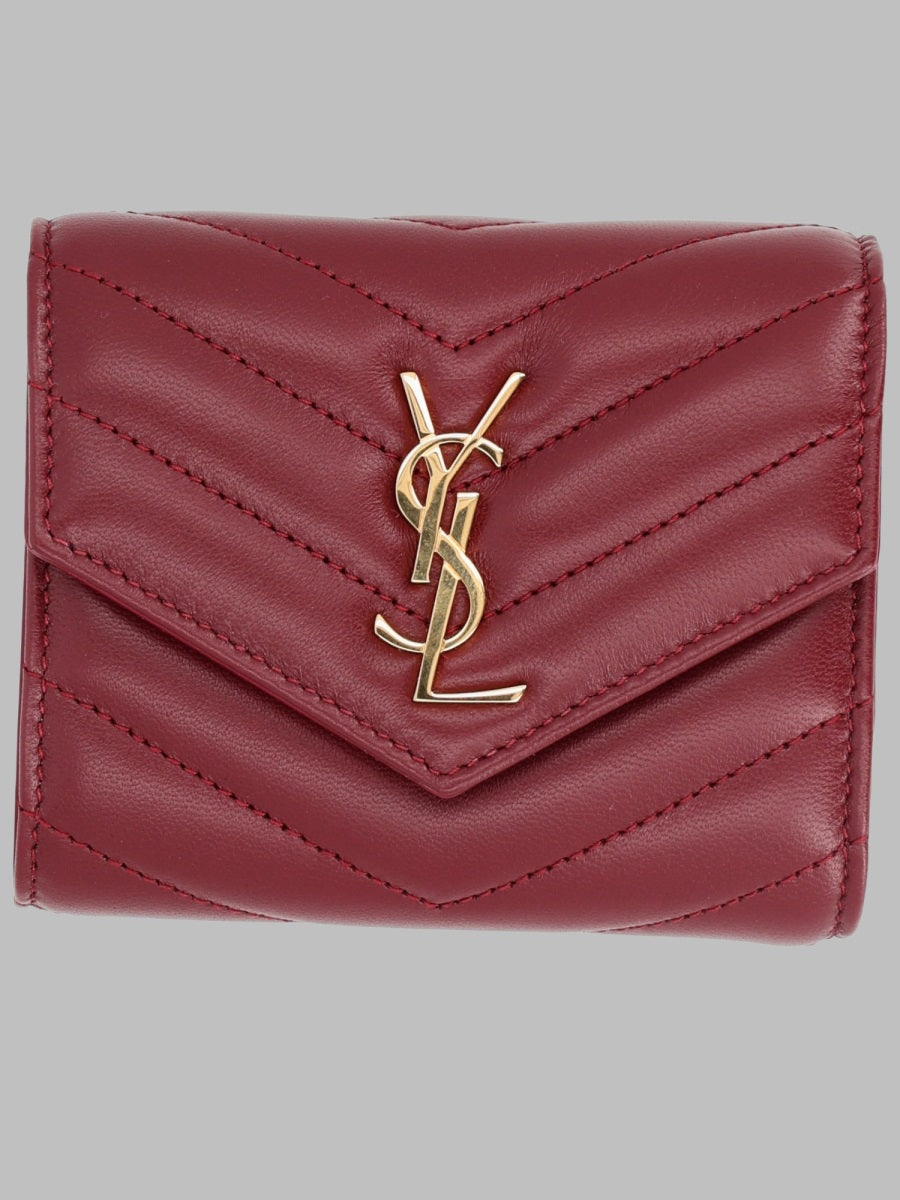 Saint Laurent Women Cassandre Matelassé Multi-Fold Wallet SAINT LAURENT