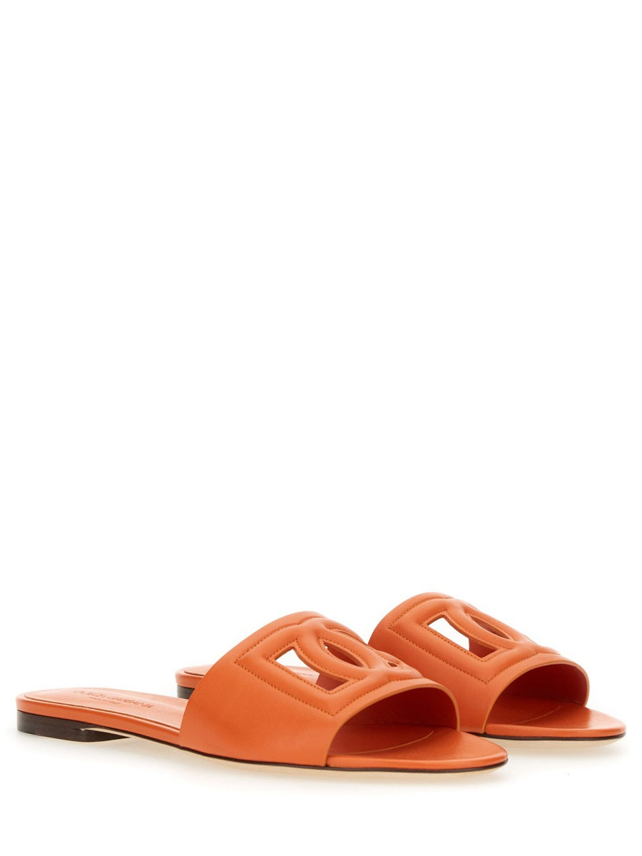 Dolce & Gabbana Women Sandalo Slide Con Logo DOLCE & GABBANA