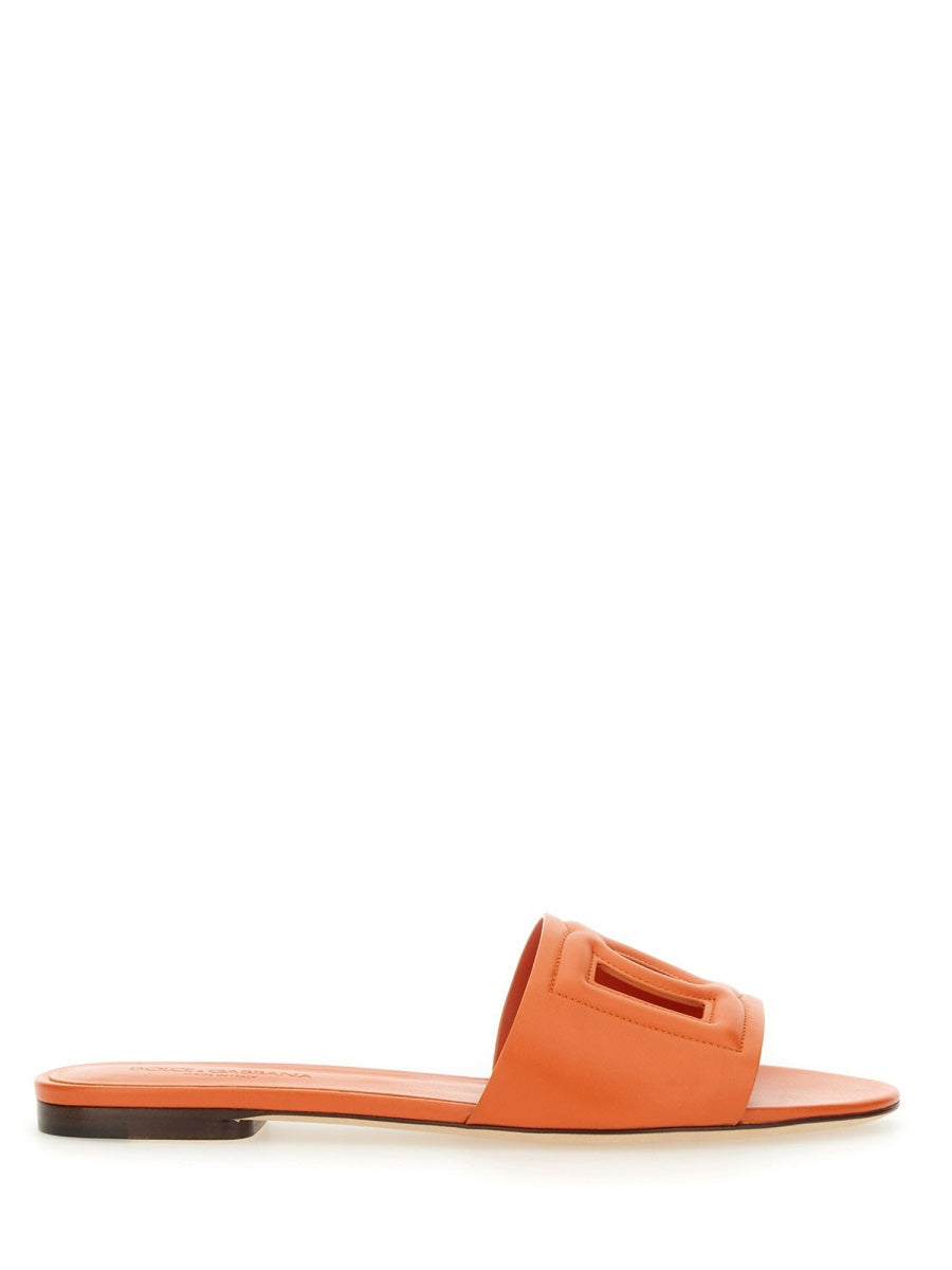 Dolce & Gabbana Women Sandalo Slide Con Logo DOLCE & GABBANA