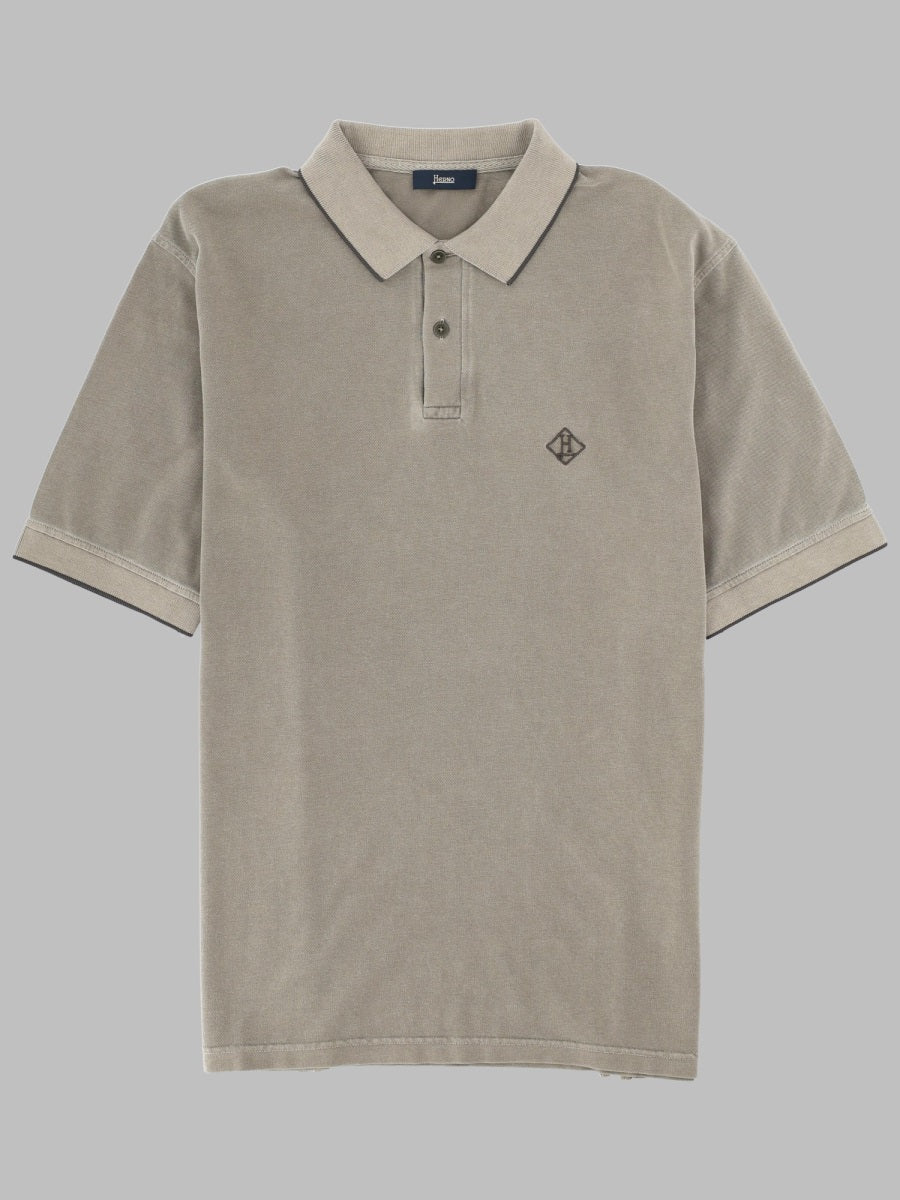 Herno Men Polo Con Logo HERNO
