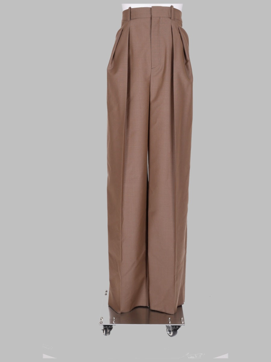Saint Laurent Women Pantalone Sartoriale In Lana E Seta SAINT LAURENT