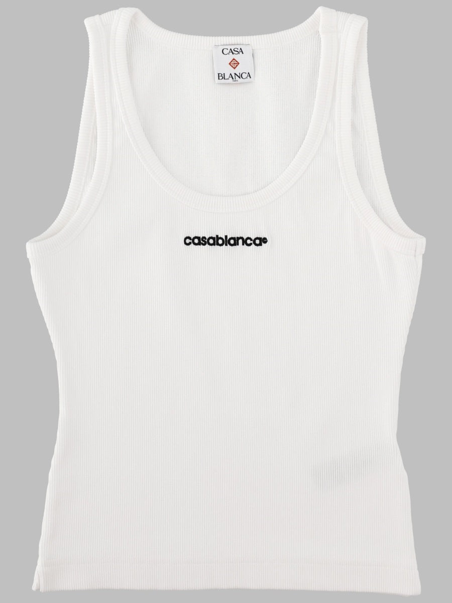 Casablanca Women Tank Top Con Logo CASABLANCA