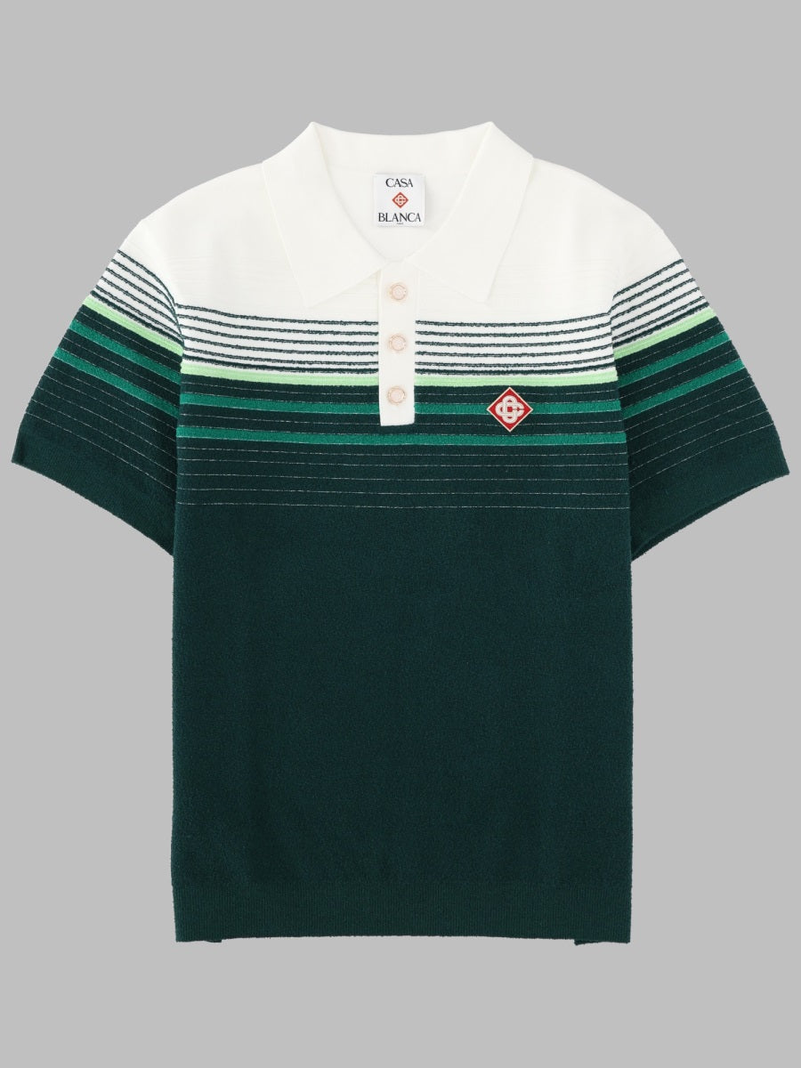 Casablanca Men Polo A Righe Bouclé CASABLANCA