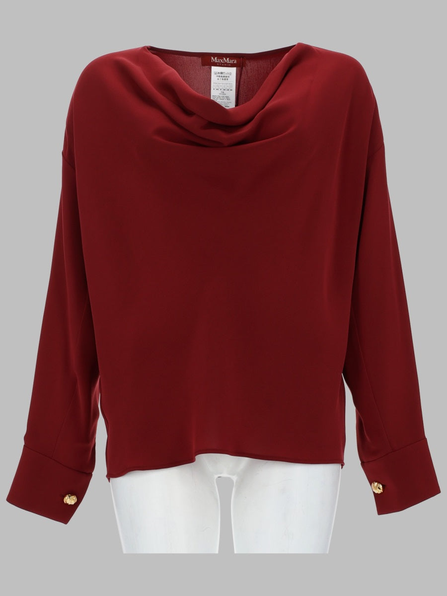 Max Mara Studio Women Blusa In Cady Tecnico Leggero MAX MARA STUDIO