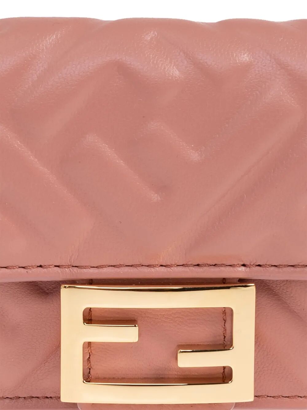 Fendi Women Nappa Leather Baguette Micro Trifold Wallet FENDI