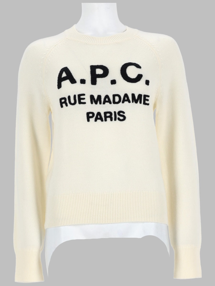 A.P.C. Women Maglia "Alissa" Con Logo A.P.C.