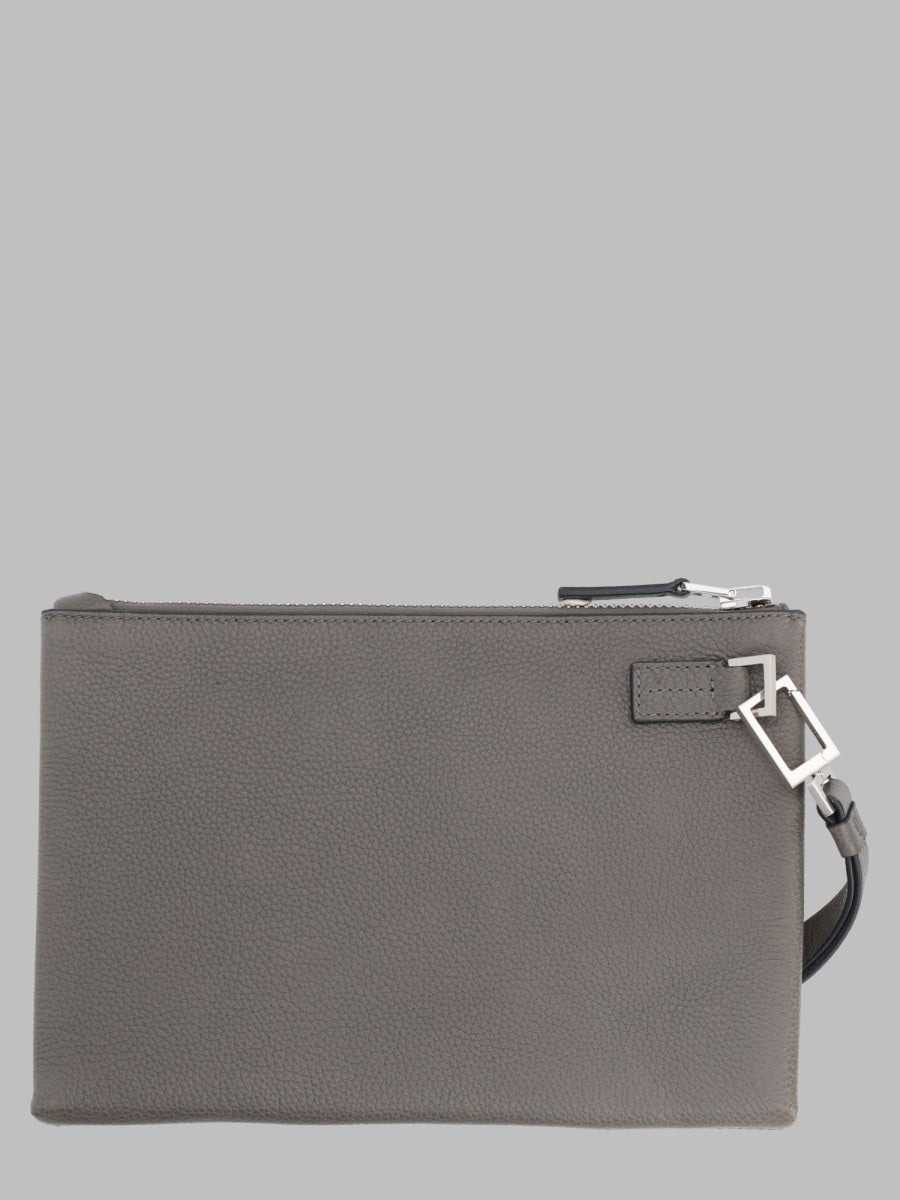 Tom Ford Men Pouchette Minimal Sottile In Pelle Fiore Con Cinturino Da Polso TOM FORD