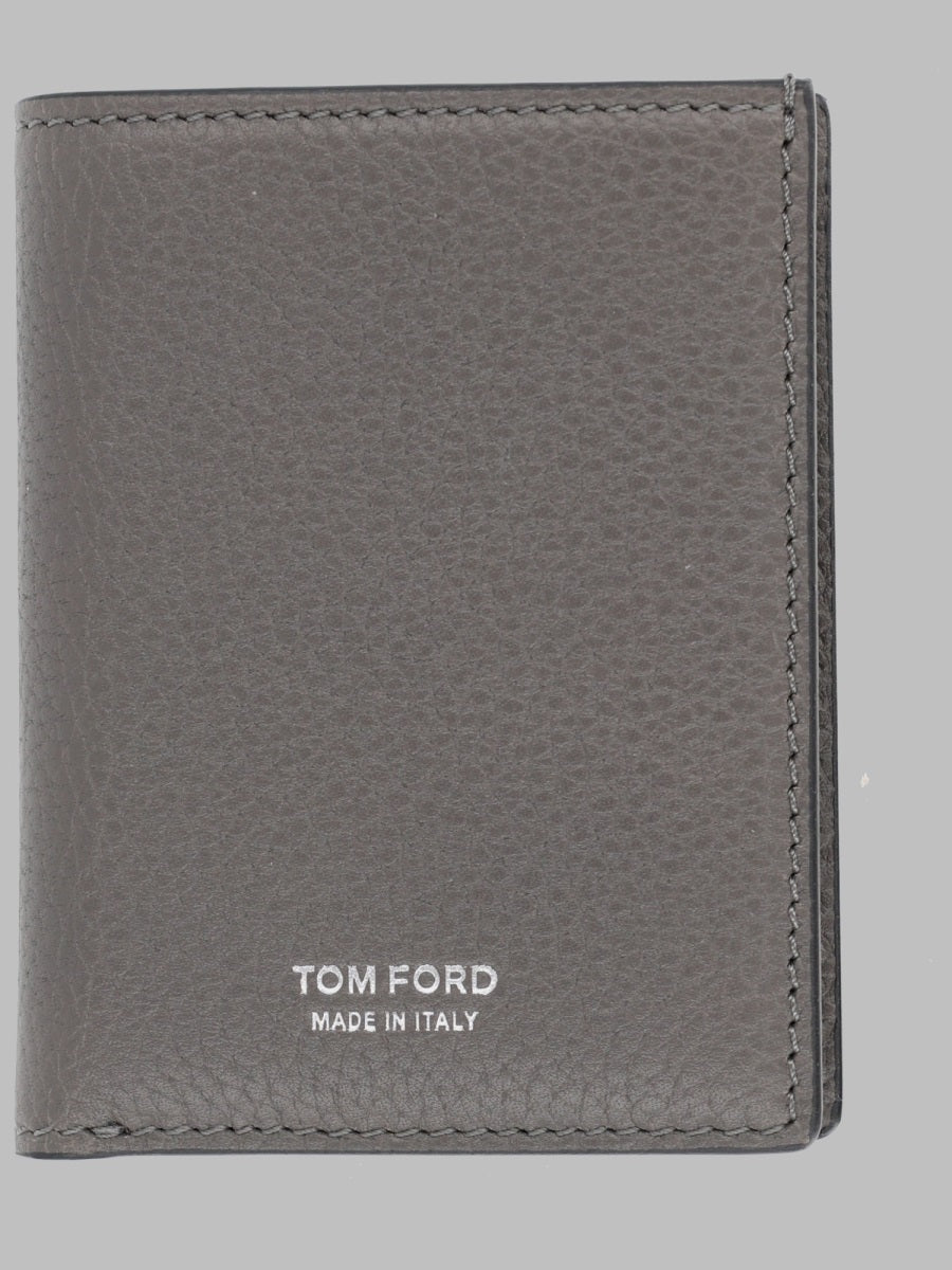 Tom Ford Men Portacarte Pieghevole In Pelle Fiore TOM FORD