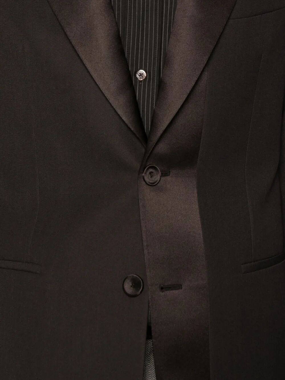 Fendi Men Single-Breasted Wool Crêpe Tailored Blazer FENDI