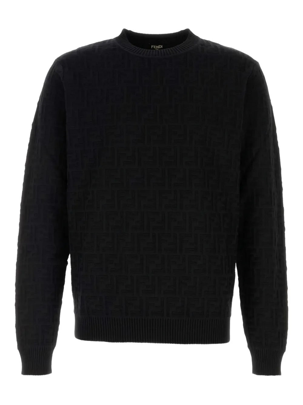 Fendi Men Ff-Pattern Cotton Sweater FENDI