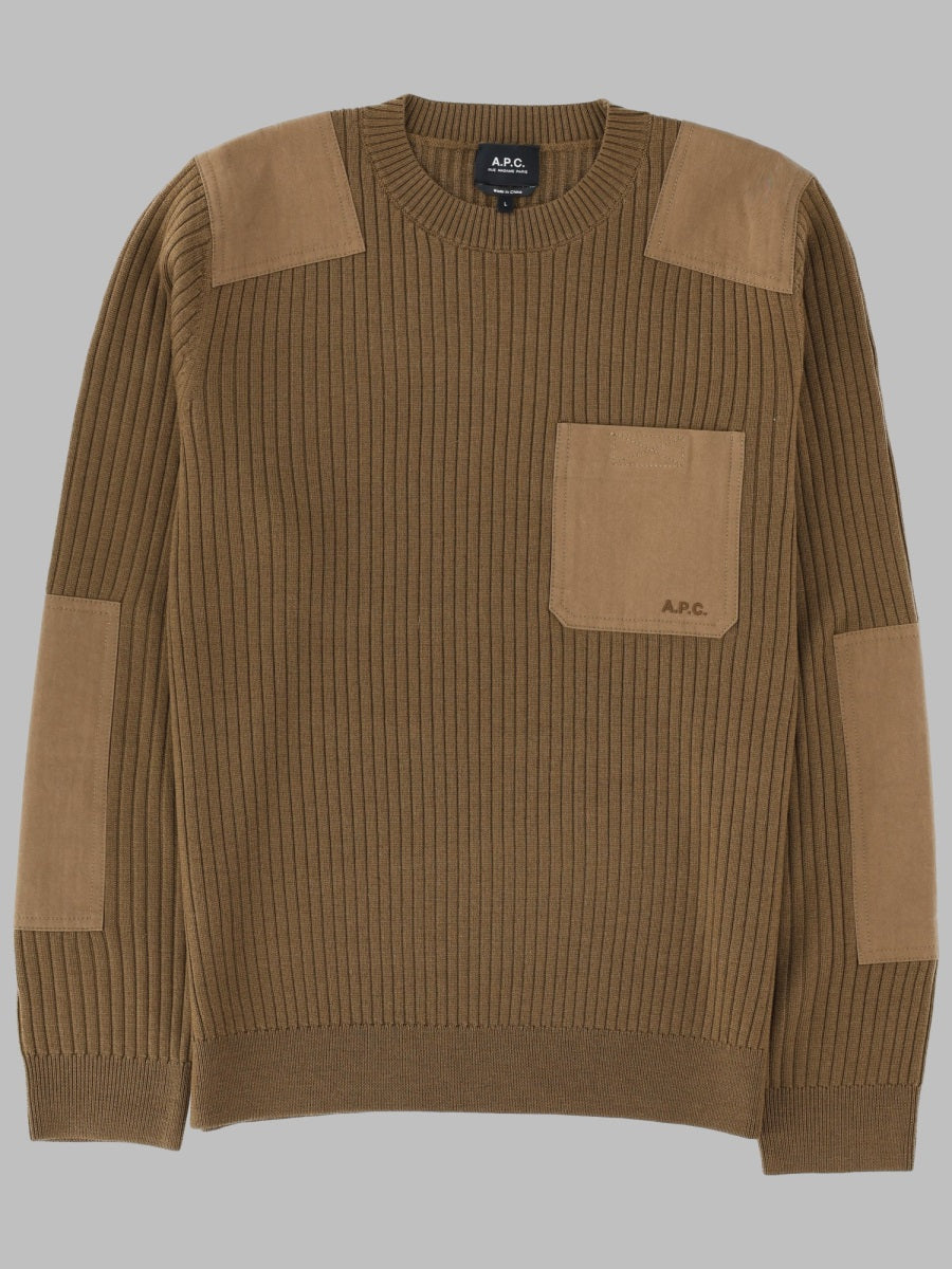 A.P.C. Men Maglia "Mallarme" In Lana A.P.C.