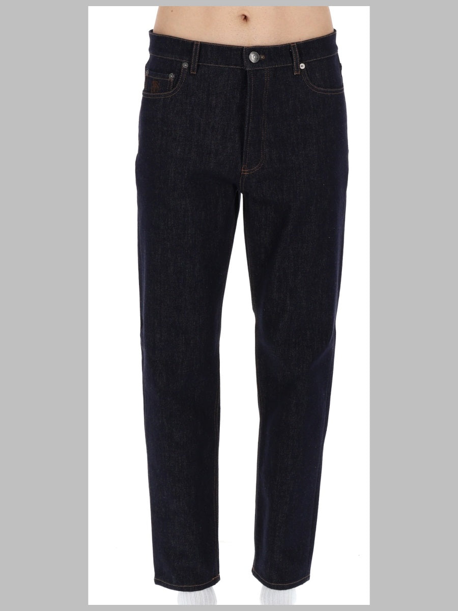 Brunello Cucinelli Men Jeans In Denim Di Cotone BRUNELLO CUCINELLI