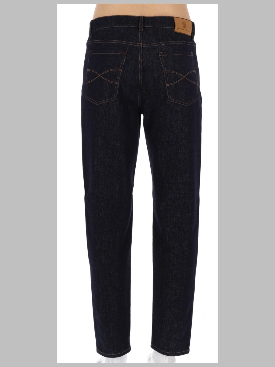 Brunello Cucinelli Men Jeans In Denim Di Cotone BRUNELLO CUCINELLI