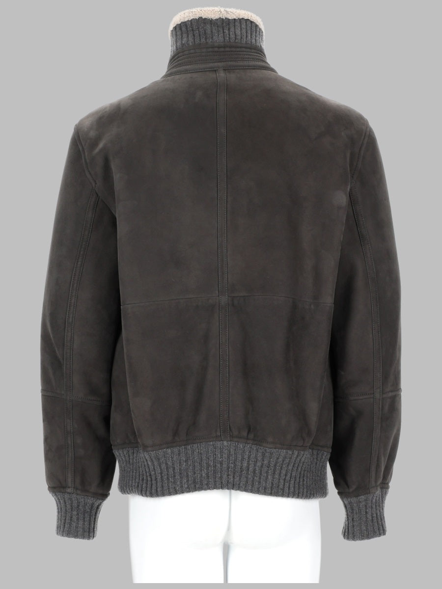Brunello Cucinelli Men Giacca Bomber In Pelle BRUNELLO CUCINELLI