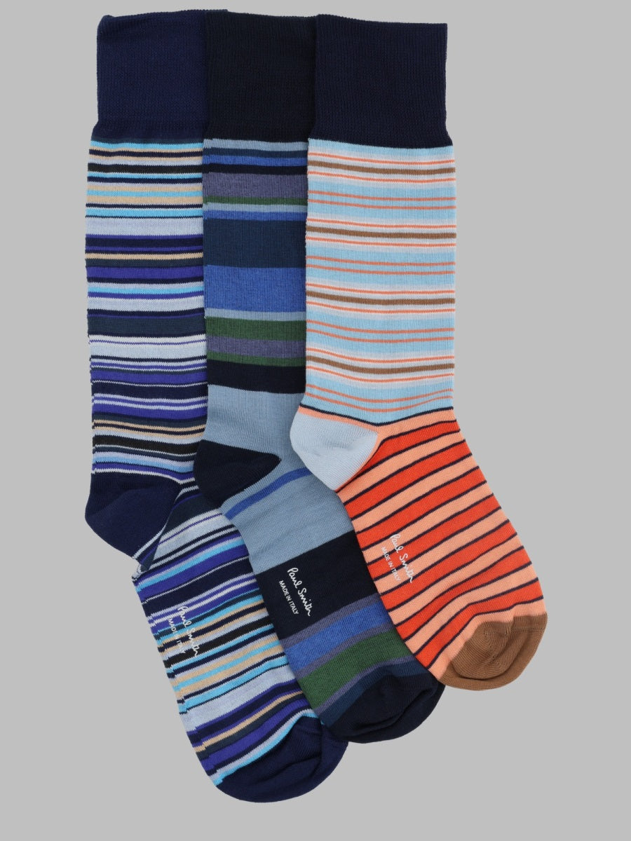 Paul Smith Men 3-Pack Calzini A Righe PAUL SMITH