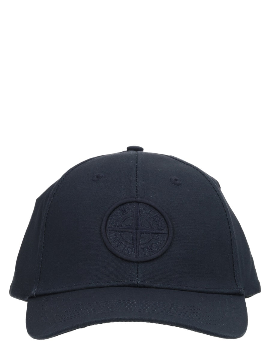 Stone Island Men Cappello Da Baseball Con Logo STONE ISLAND