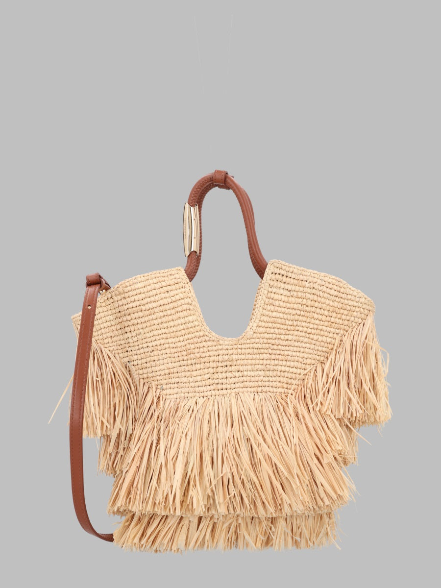 Zimmermann Women Borsa Tote "Goldentime" Small Con Frange ZIMMERMANN