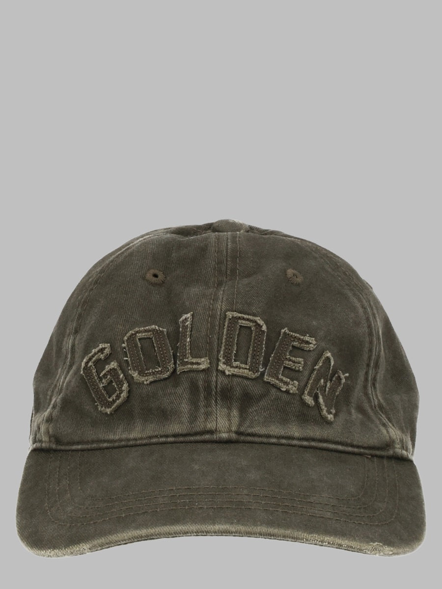 Golden Goose Men Cappello Da Baseball Con Patch Logo GOLDEN GOOSE