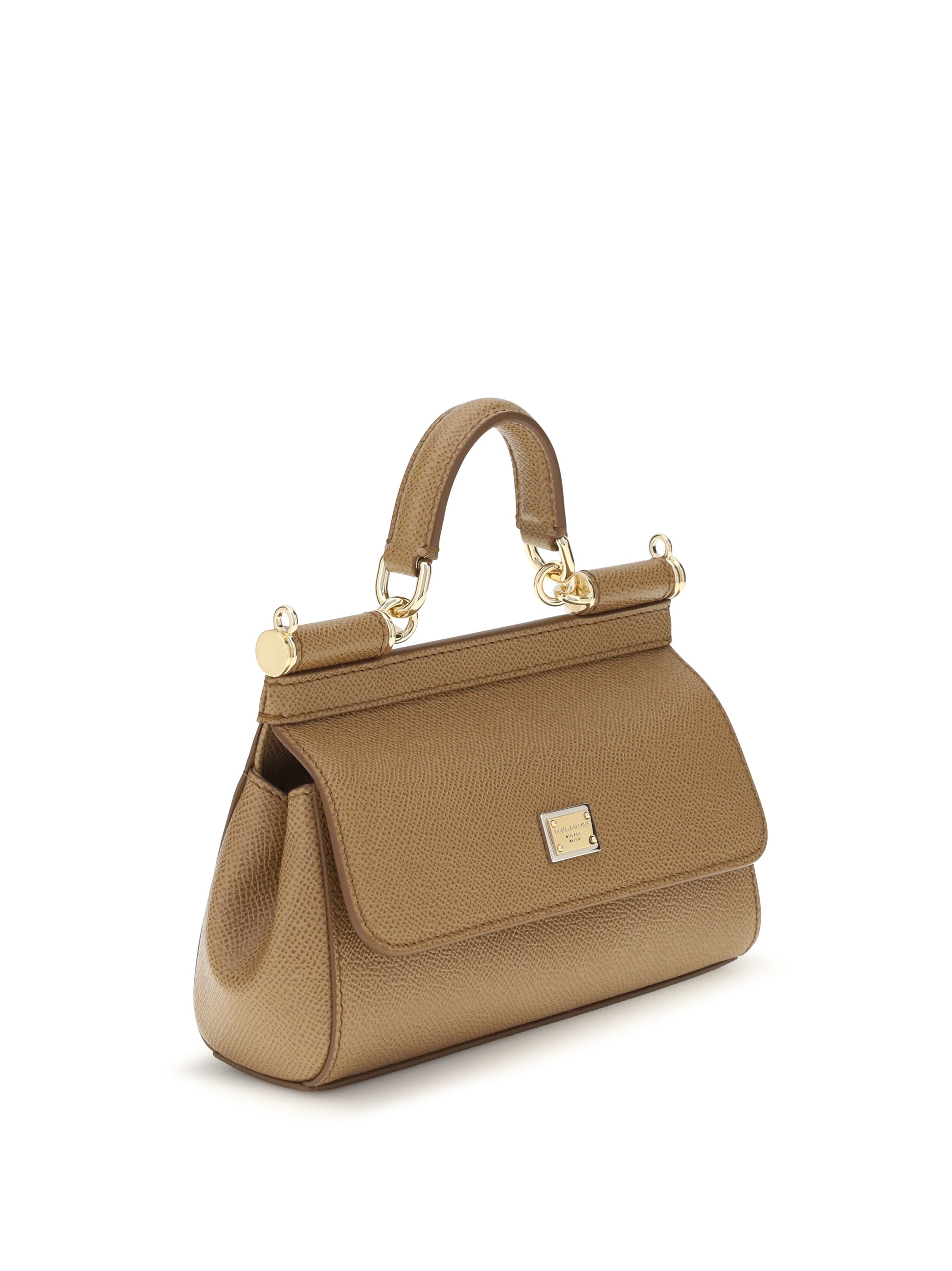 Dolce & Gabbana Women Sicily Small Leather Handbag DOLCE & GABBANA