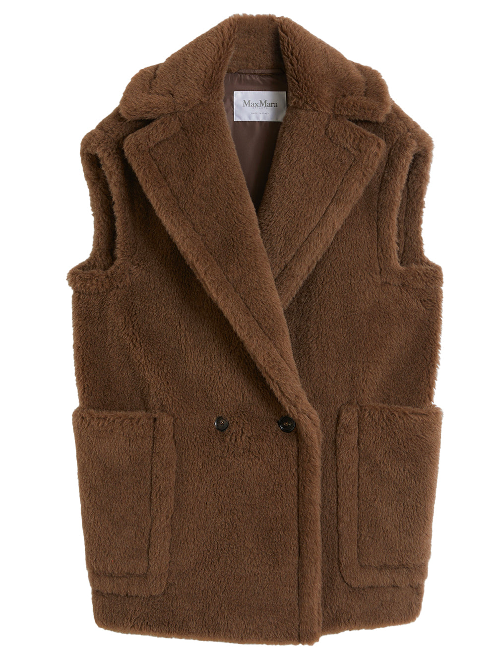 Max Mara Women Alpaca And Wool Teddy Vest MAX MARA
