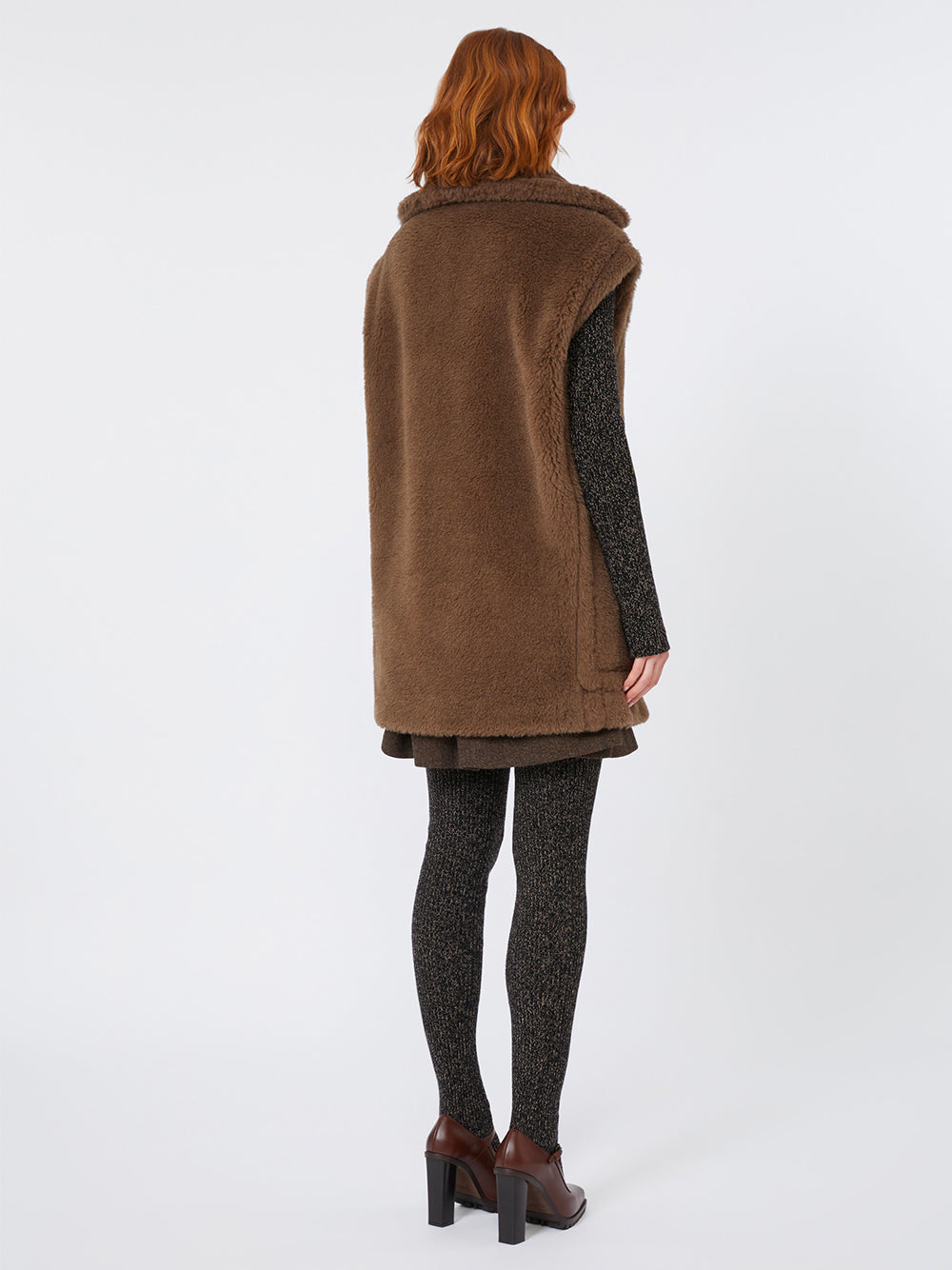 Max Mara Women Alpaca And Wool Teddy Vest MAX MARA