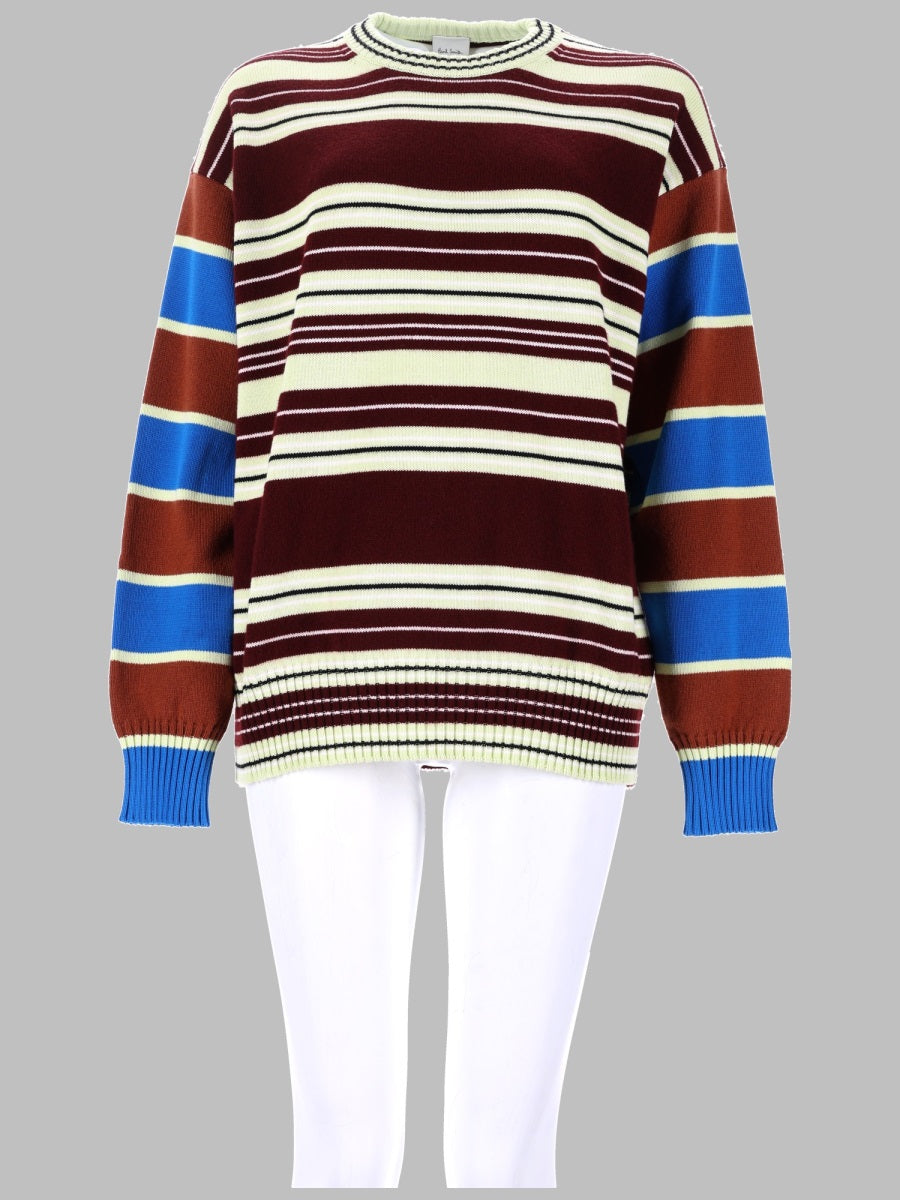 Paul Smith Women Maglia In Lana E Cotone A Righe PAUL SMITH