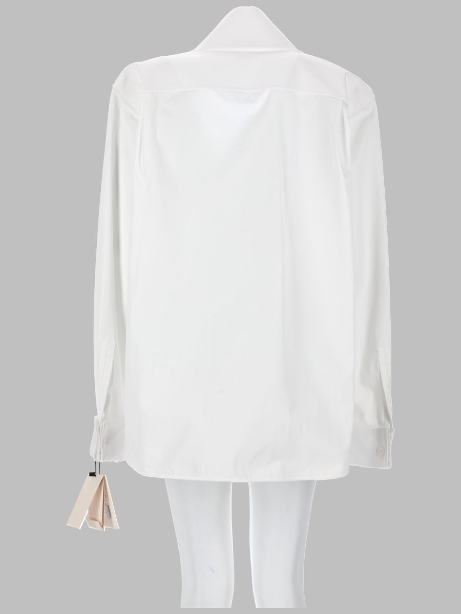Saint Laurent Women Camicia Con Collo Lavallière In Popeline SAINT LAURENT