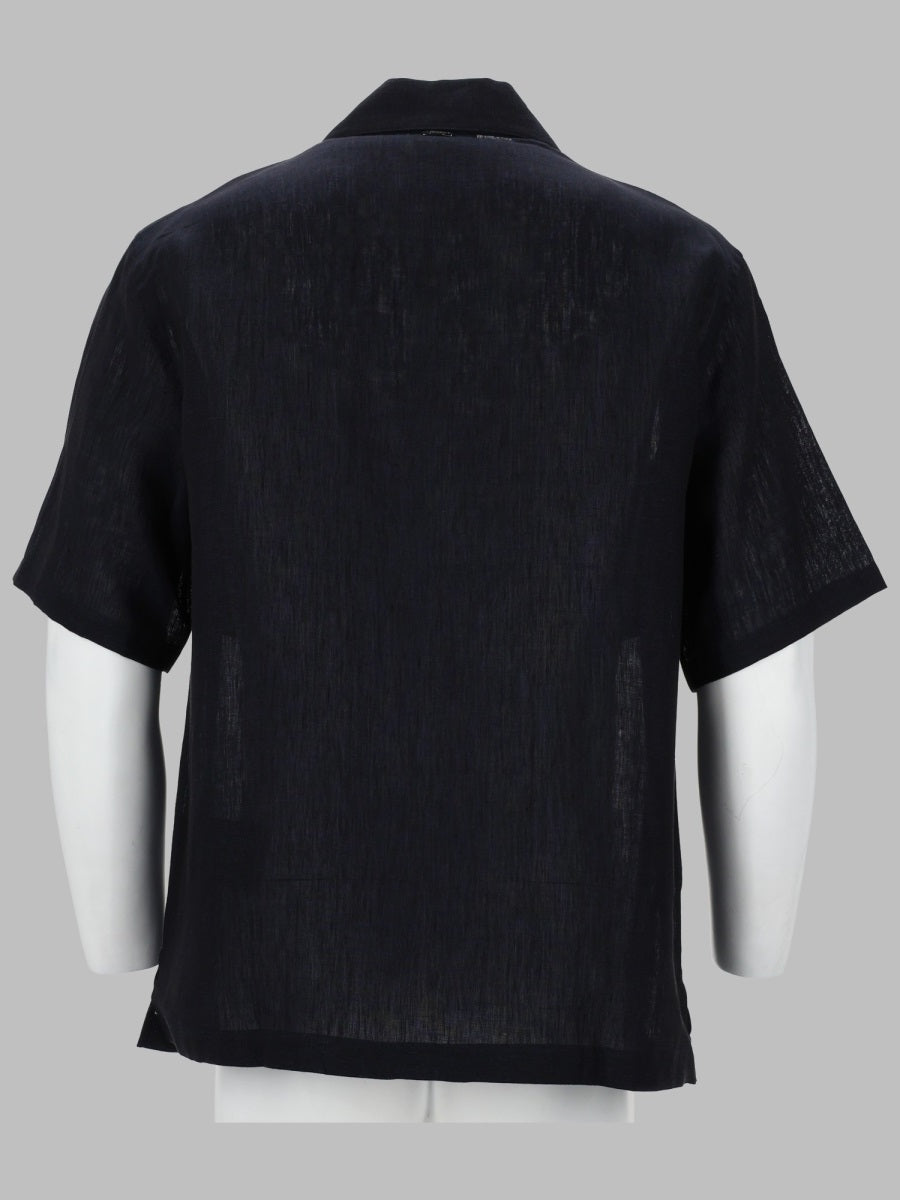 Herno Men Camicia In Lino HERNO