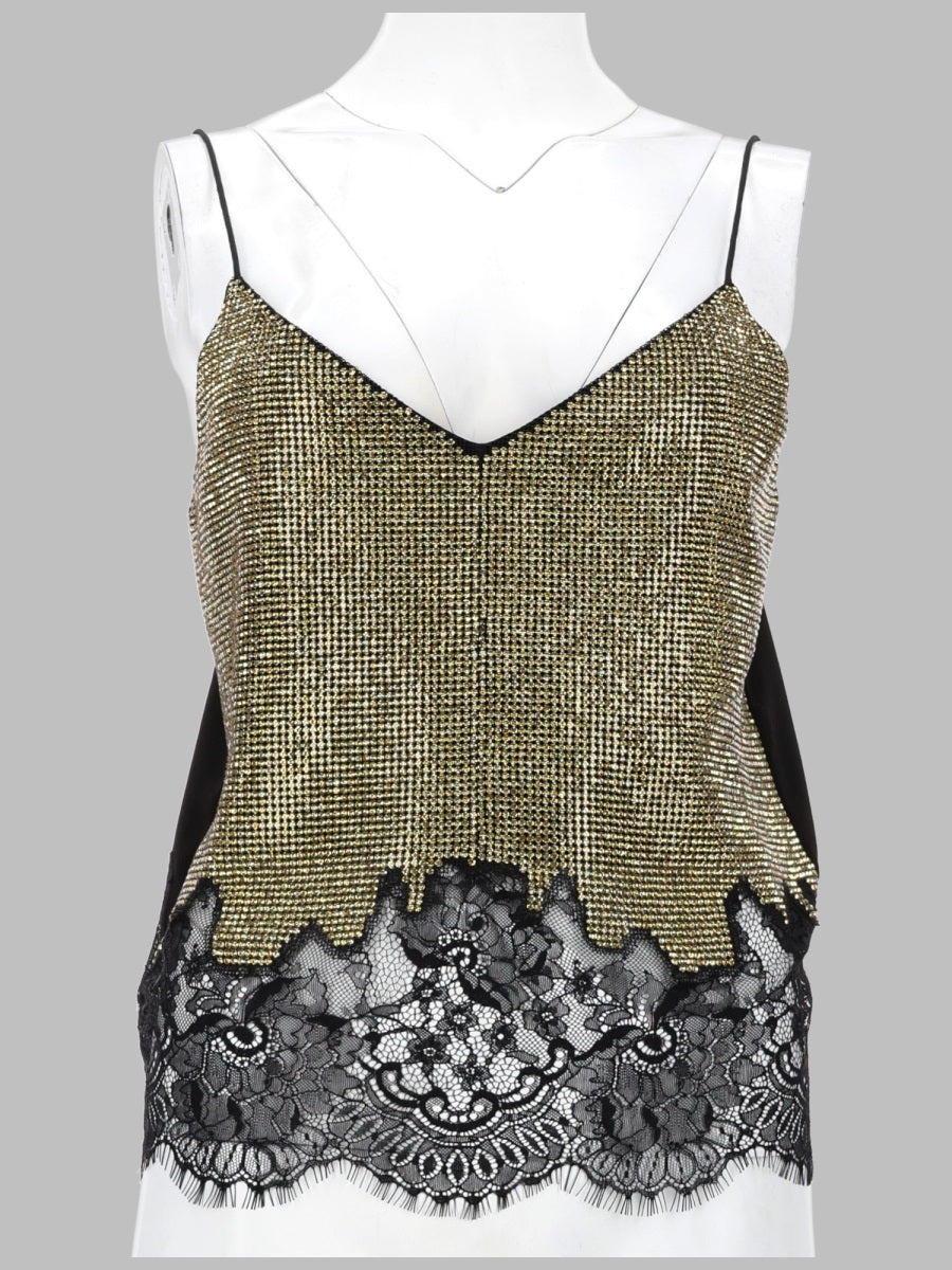 Self-Portrait Women Top Con Pizzo E Cristalli SELF-PORTRAIT