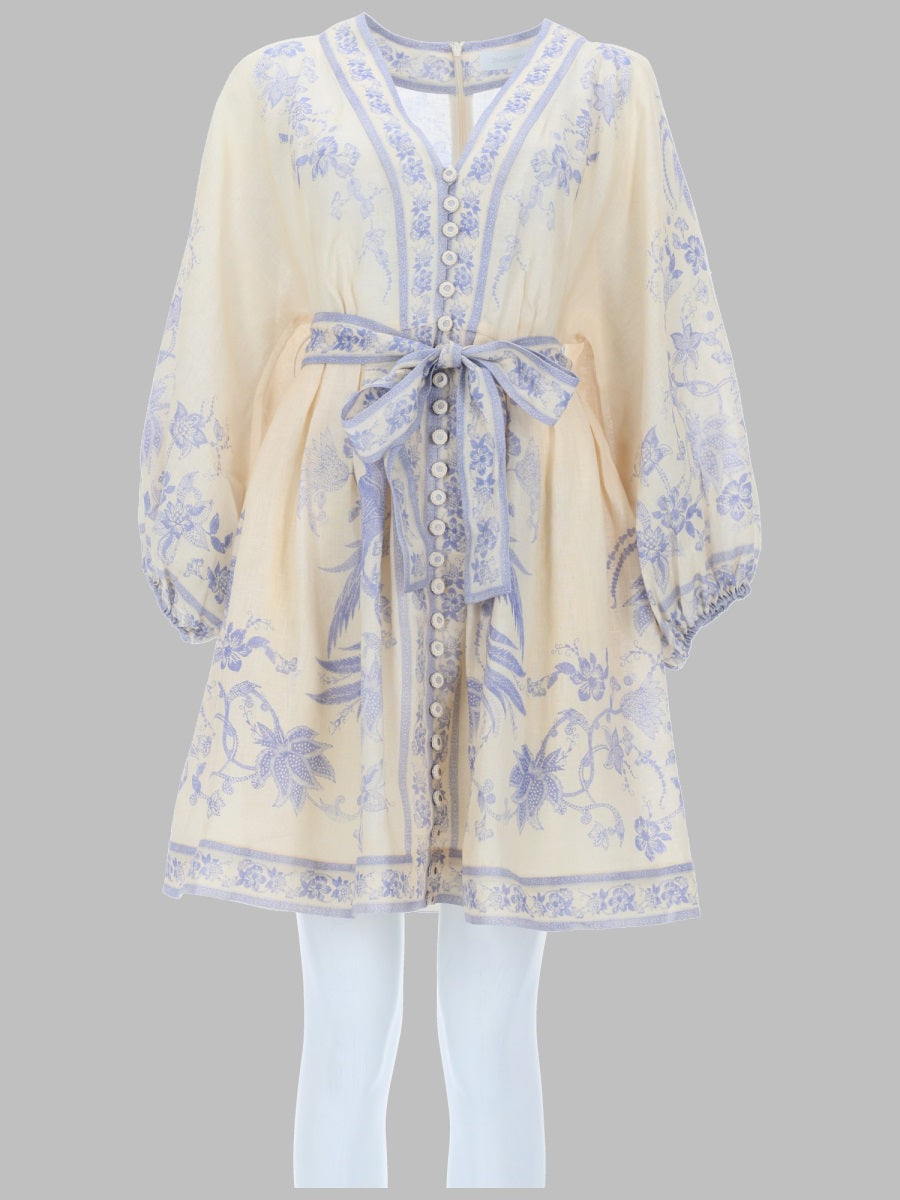 Zimmermann Women Mini Abito "Indra Plunge" ZIMMERMANN