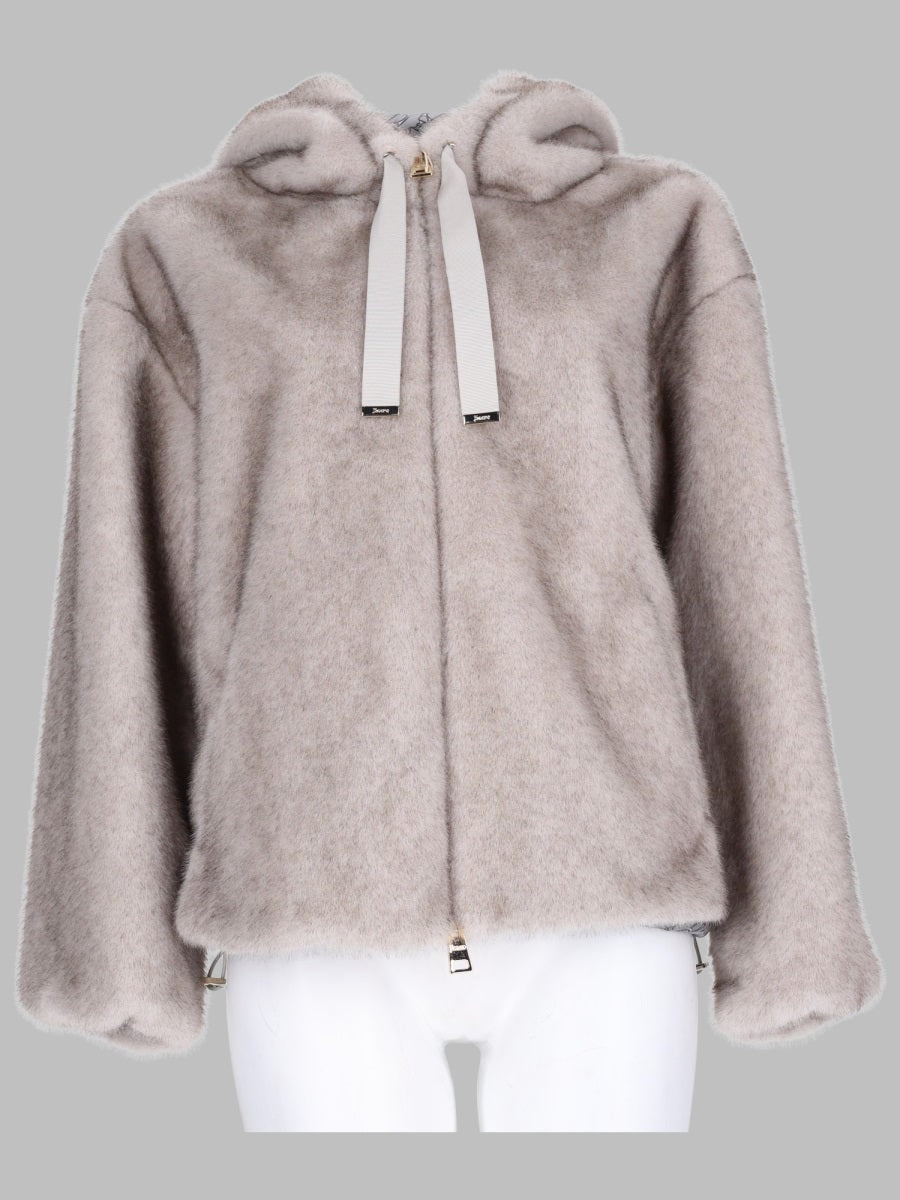 Herno Women Giacca Bomber In Eco-Pelliccia HERNO