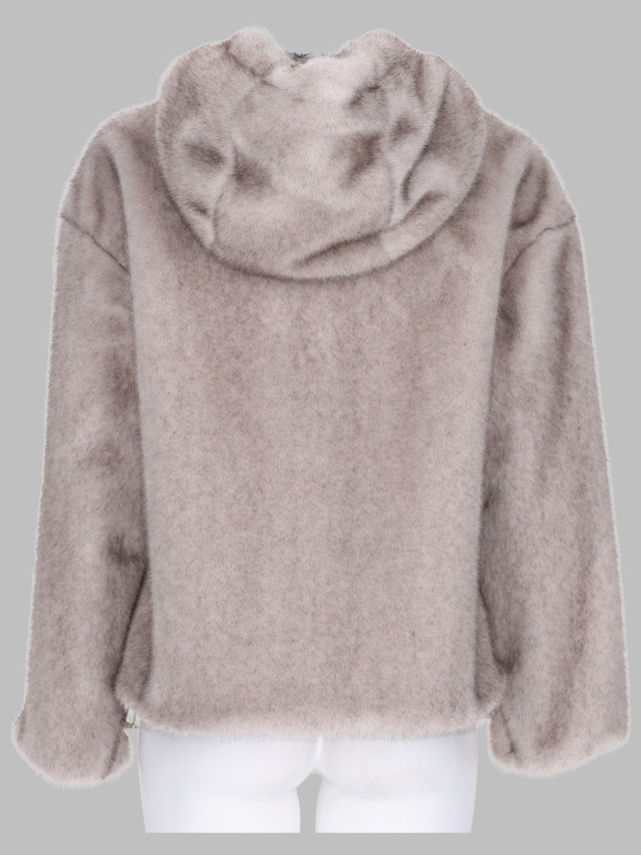 Herno Women Giacca Bomber In Eco-Pelliccia HERNO