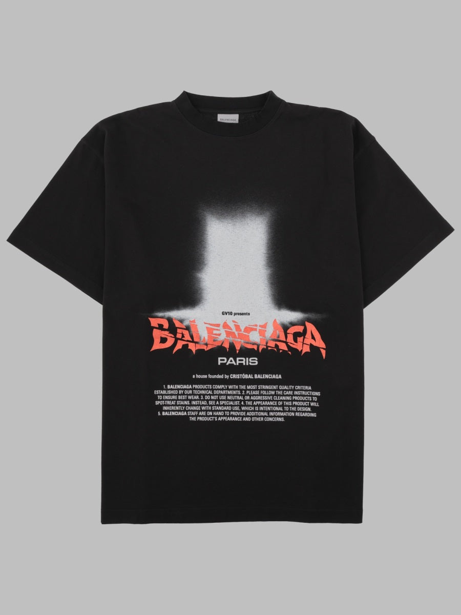 Balenciaga Men T-Shirt Con Stampa BALENCIAGA