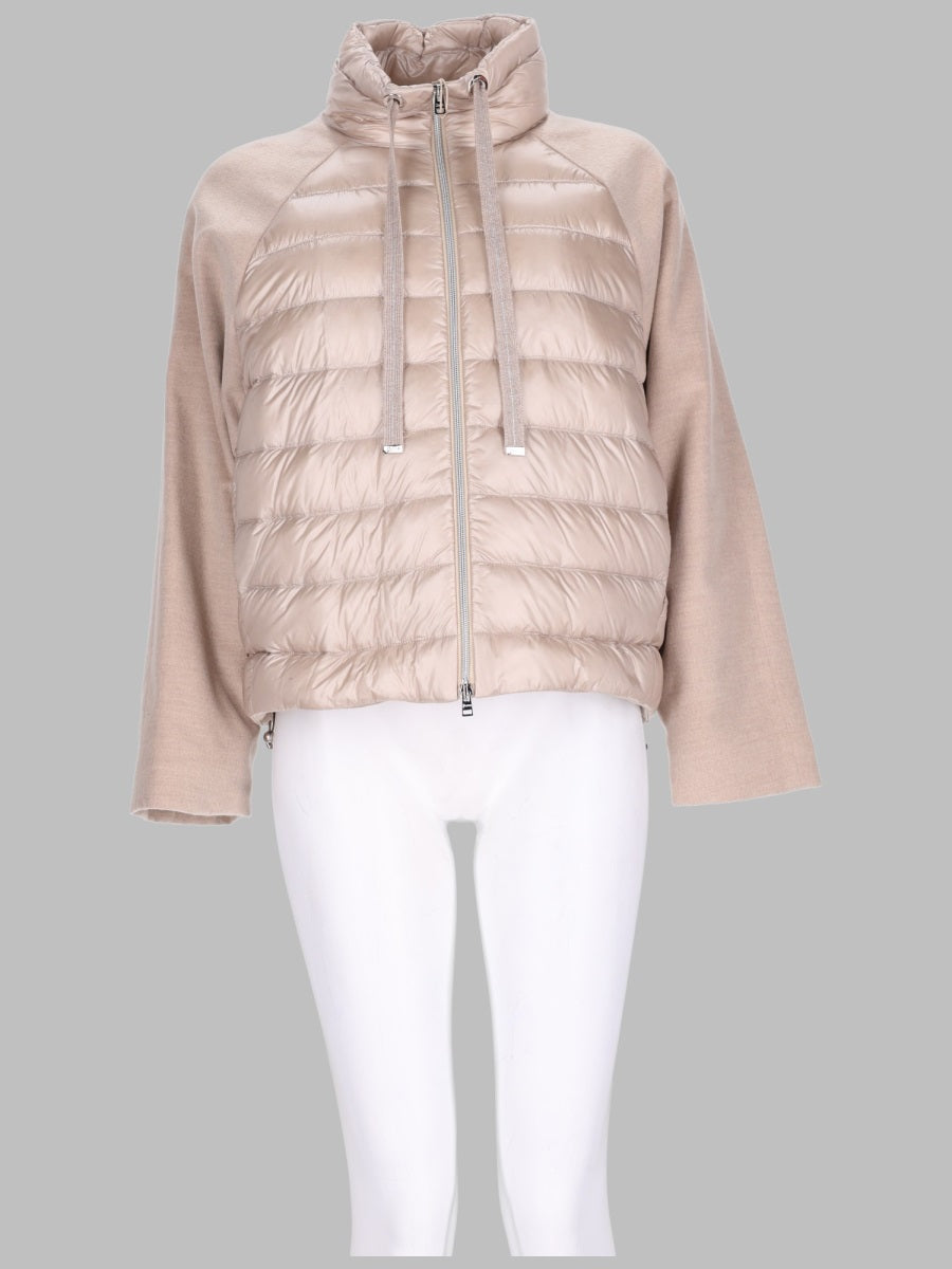Herno Women Giacca "Resort" In Flanella E Nylon HERNO