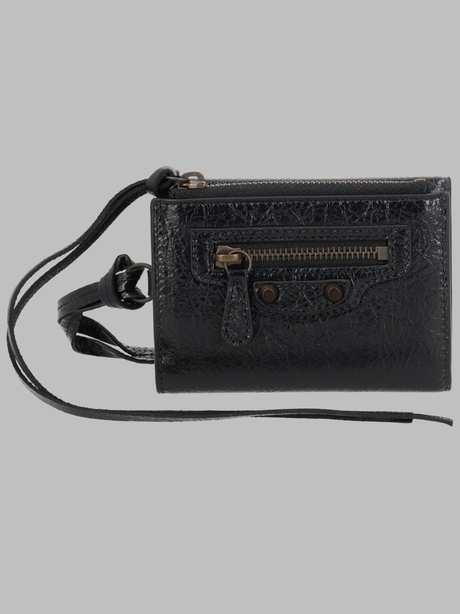 Balenciaga Men Portafoglio Trifold Con Tracolla "Le City" BALENCIAGA