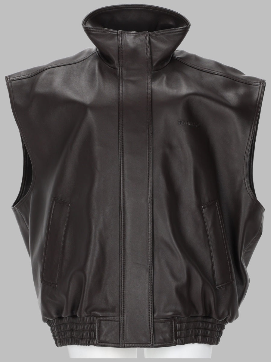 Balenciaga Women Blouson In Pelle Morbida BALENCIAGA