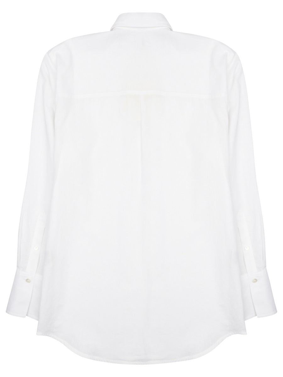 Toteme Women Camicia Oversize In Cotone E Lino TOTEME