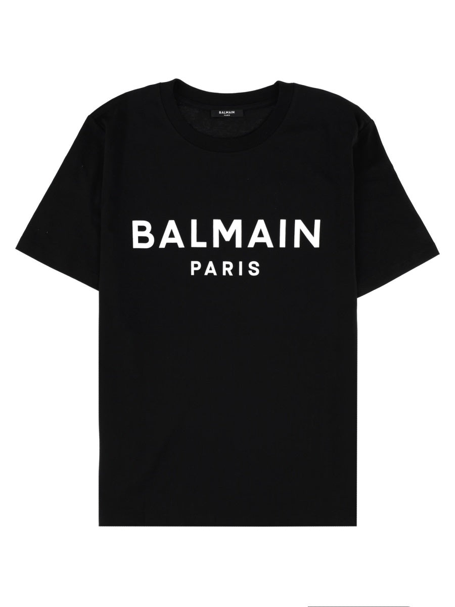 Balmain Men T-Shirt Con Stampa Logo BALMAIN