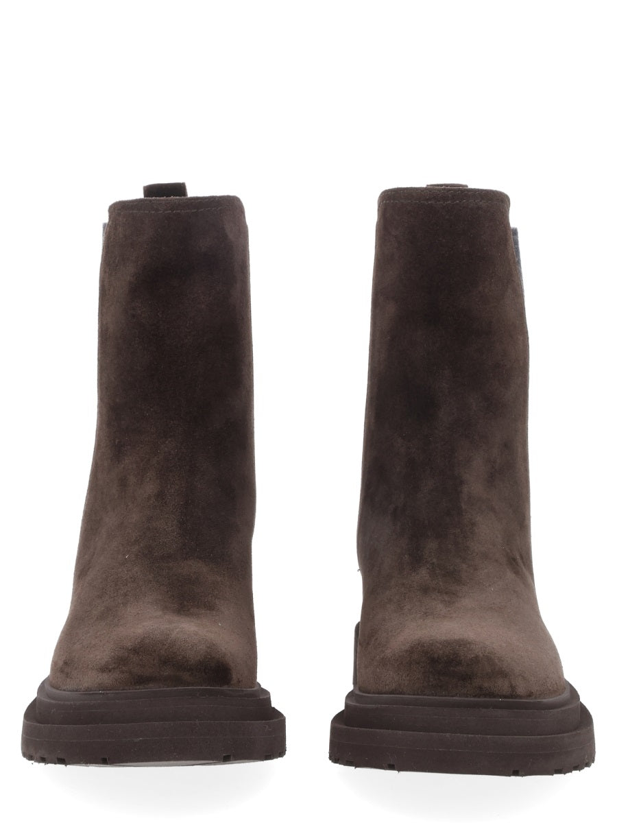 Brunello Cucinelli Women Stivale In Suede BRUNELLO CUCINELLI