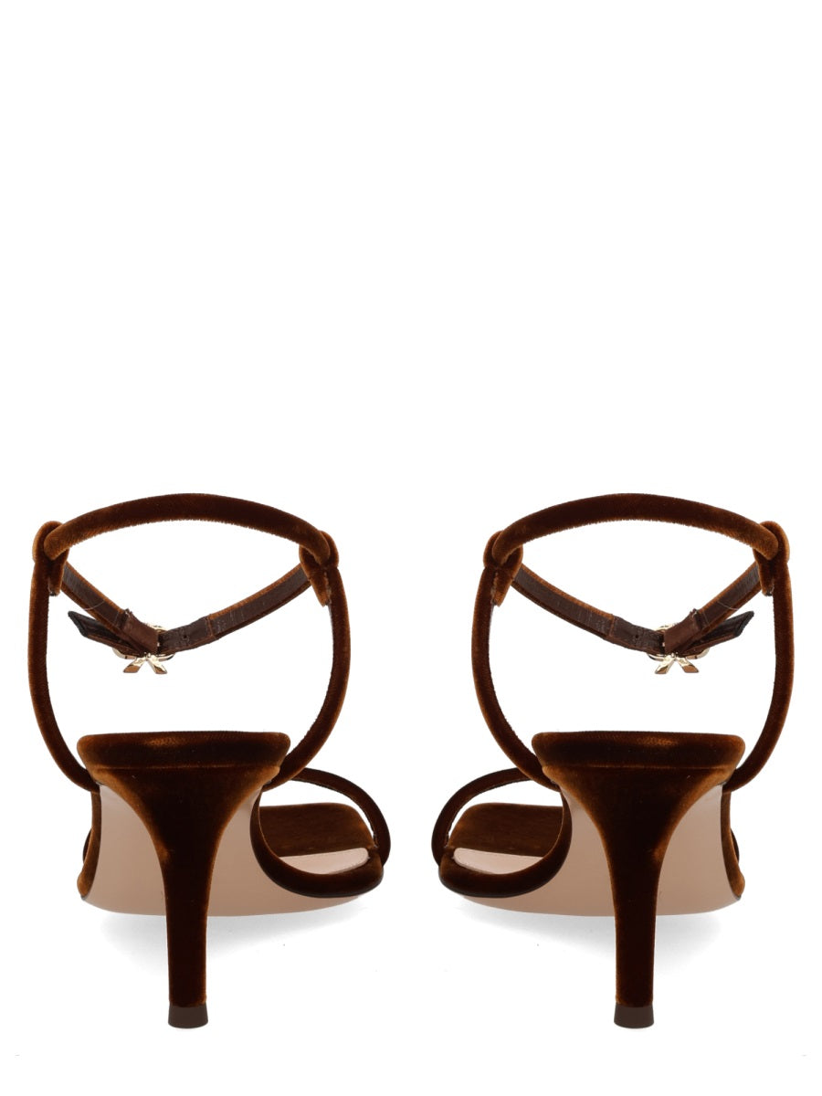 Gianvito Rossi Women Sandalo "Mayfair" In Velluto GIANVITO ROSSI
