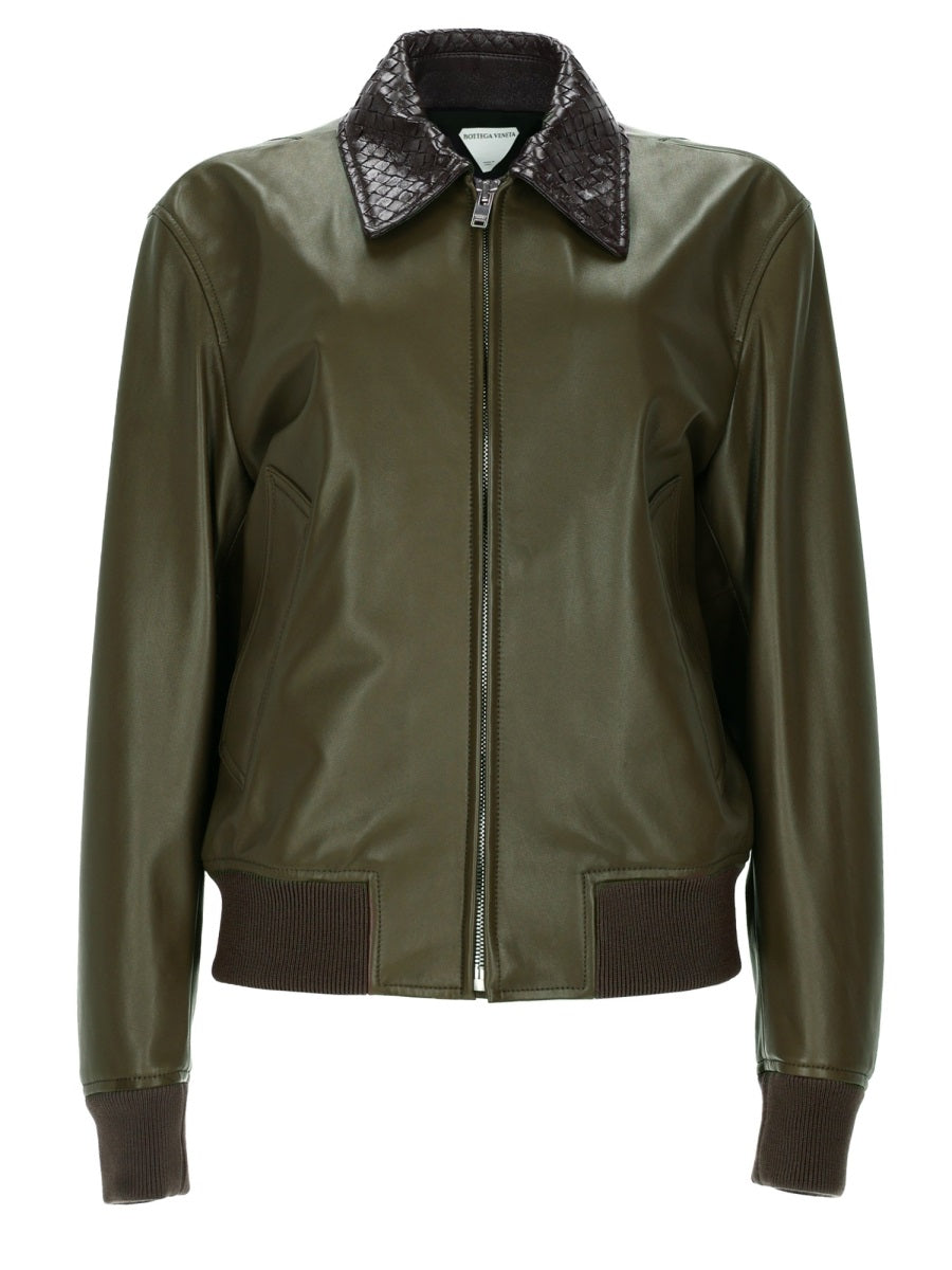 Bottega Veneta Women Giacca In Pelle Lucida BOTTEGA VENETA