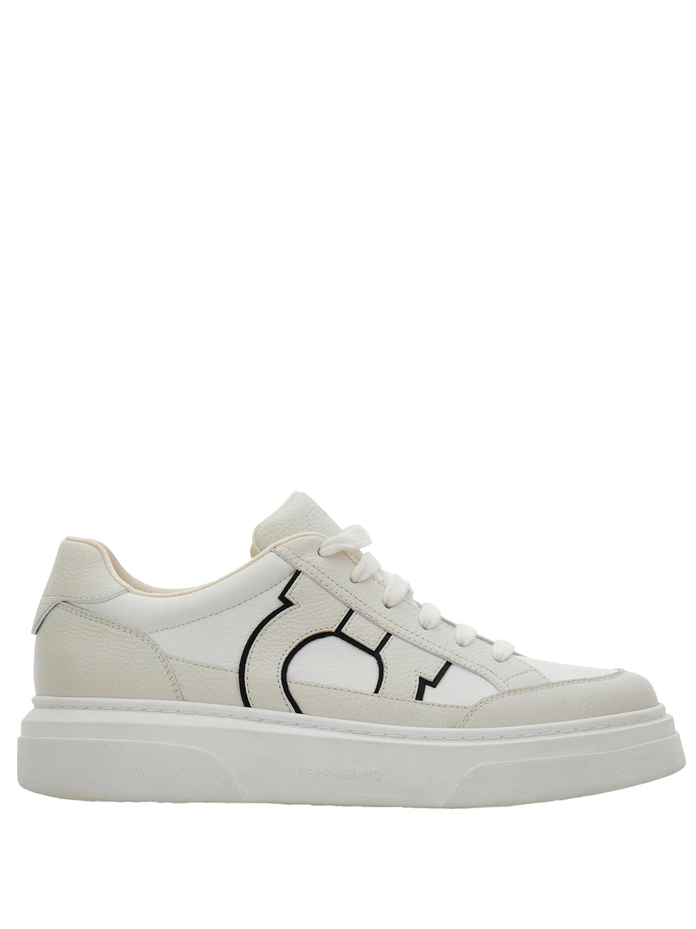 Ferragamo Men Cassina Ganc2 Leather Sneakers FERRAGAMO