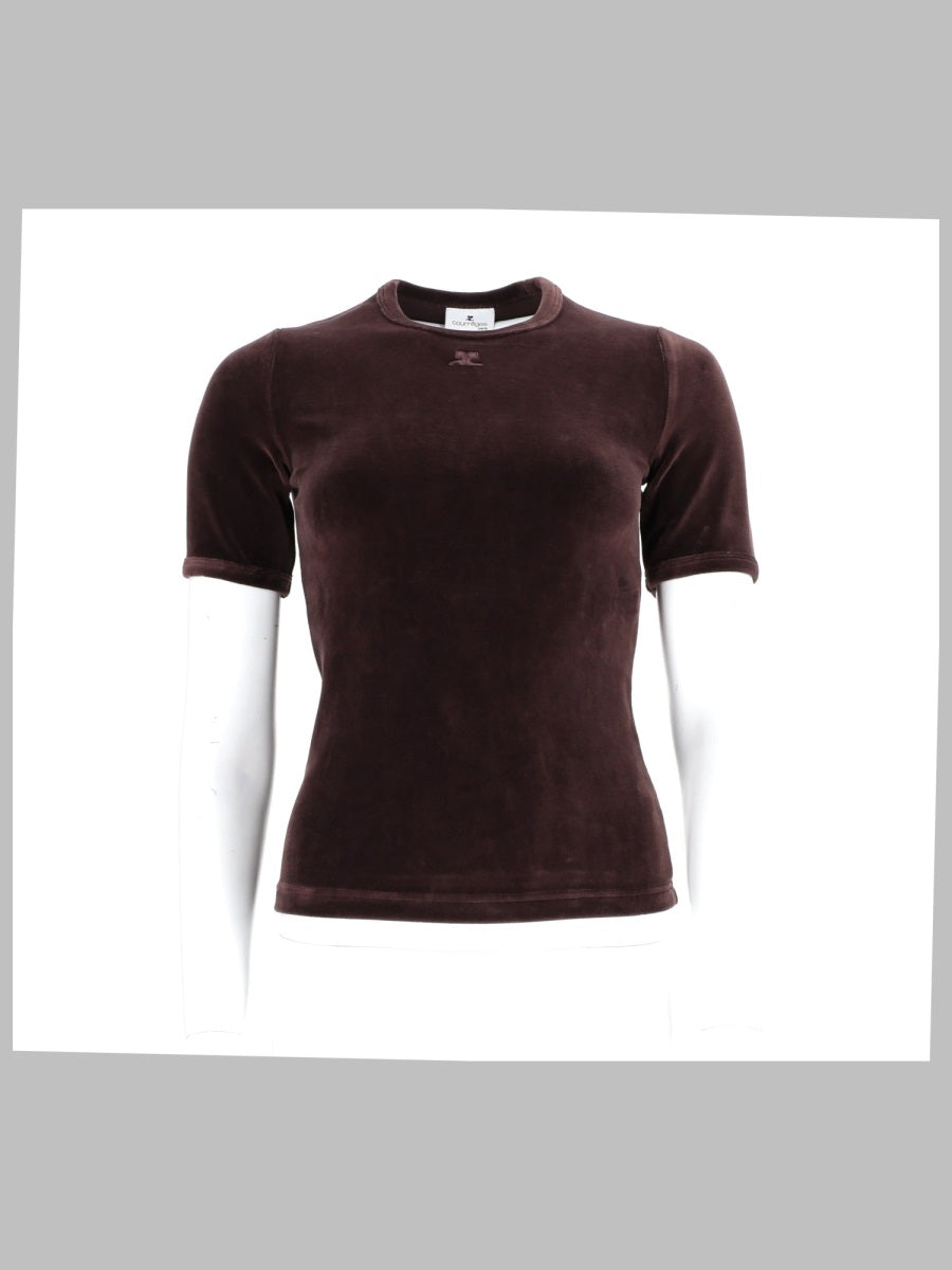 Courreges Women T-Shirt In Velluto COURREGES